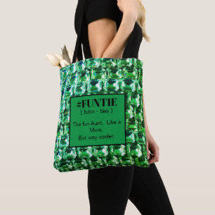 Green Diamonds, green gemstones jewelry, # FUNTIE  Tote Bag