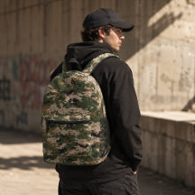 Green Digital Camouflage Pattern