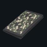 Green Digital Camouflage Pattern Trifold Wallet<br><div class="desc">Classic green digital camouflage pattern featuring modern pixelated camo in shades of forest green, olive, khaki and beige. This high-quality, seamless military-style camo design is perfect for anyone who loves tactical, outdoor, hunting or army aesthetics. The contemporary digital camo look gives a sharp, realistic military vibe while remaining versatile enough...</div>