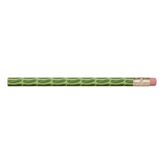 Green Dill Pickle Pickles Foodie Pencil (Rotated 270)