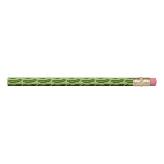 Green Dill Pickle Pickles Foodie Pencil (Rotated 90)