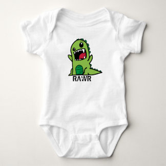 Green Dinosaur baby outfit Bodysuit