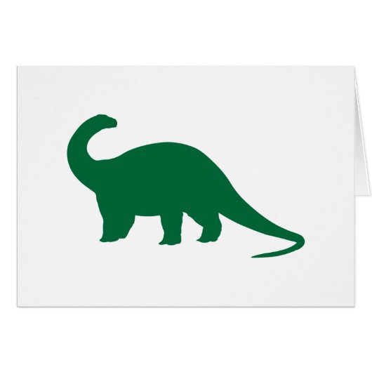 Green Dinosaur Cards (Front Horizontal)