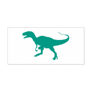 Green Dinosaur T-Rex Tyrannosaurus Self-inking Stamp