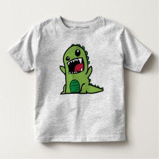 Green Dinosaur toddler dress Toddler T-shirt