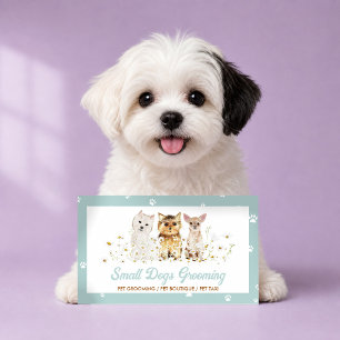 Green Dog Behavior Consultant Calm Pet Training Business Card