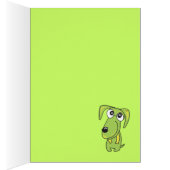 Green Dog Blank Card (Inside (Right))