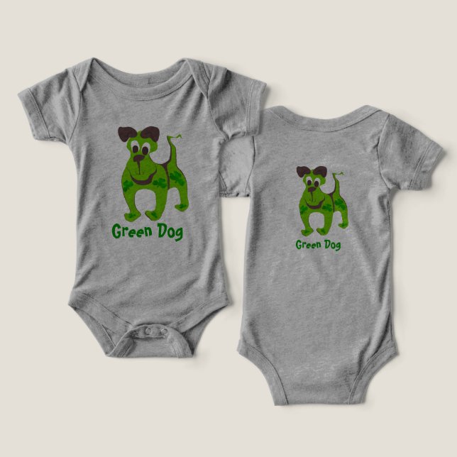 Green Dog - Infant T-shirt (Design Front & Back)