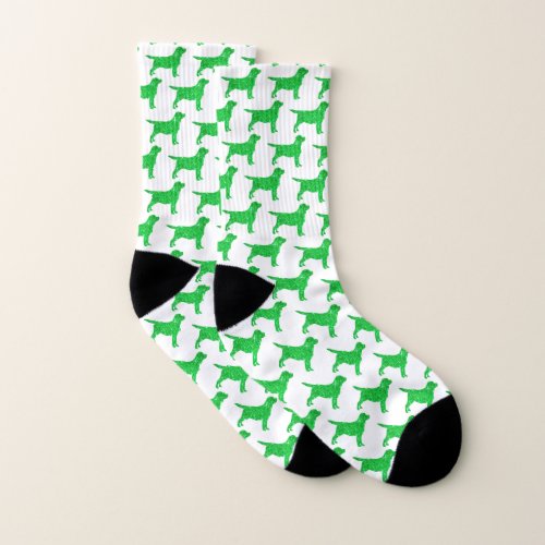 Green Dog Labrador Retriever Socks