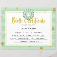 Best Birth Certificate Gift Ideas | Zazzle