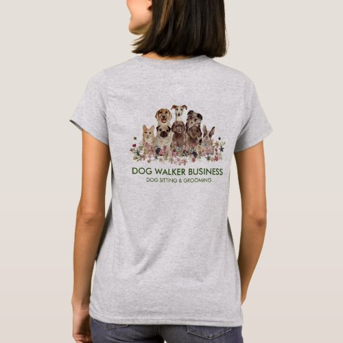 Green Dogs Services groomer walker sitter T_Shirt