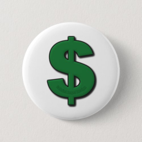 Green Dollar Sign Button Green Dollar Sign Button
