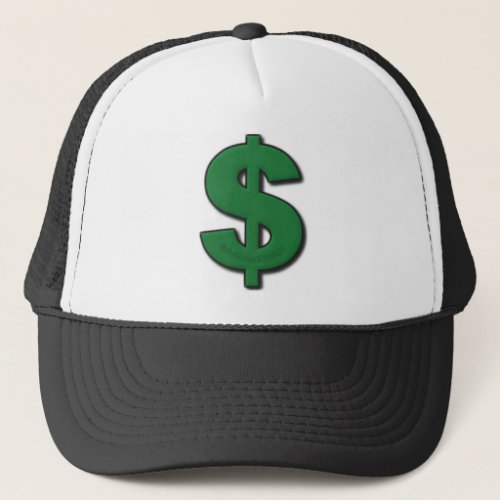 Green Dollar Sign Trucker Hat