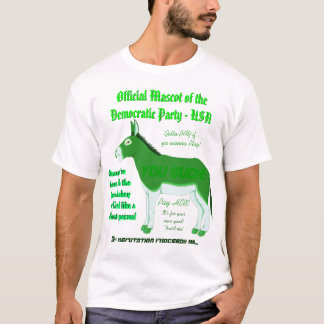 Green-Donkey:  Official Democratic Party Mascot T-Shirt