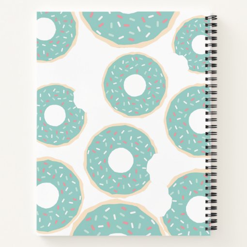Green Donut Baby Shower Sprinkle Notebook | Zazzle