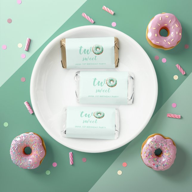  Green Donut Birthday Hershey's Miniatures (Creator Uploaded)