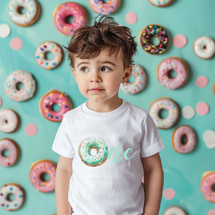 Green Donut Birthday Toddler T-shirt