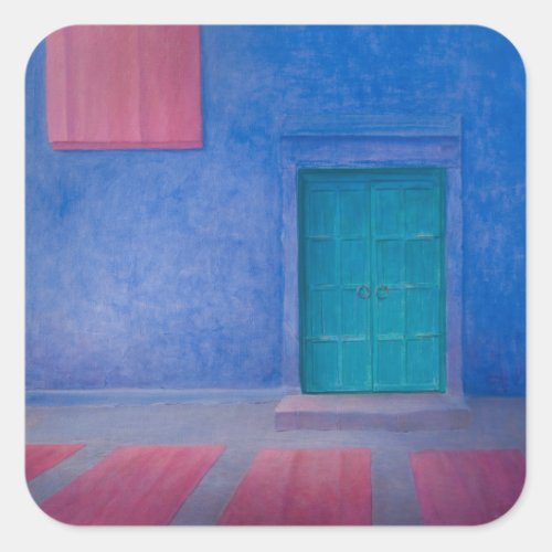 Green Door Jodhpur 2010 Square Sticker