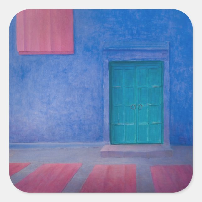 Green Door Jodhpur 2010 Square Sticker (Front)