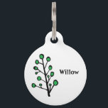 Green Dot Tree Tag<br><div class="desc">Easy to customize and personalize, this quality tag is perfect for all your pet needs.</div>