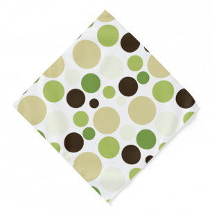 Green Dots Bandana