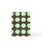 Green Dots Blank Greeting Card