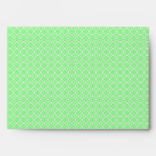 Green Dots Pattern Envelope