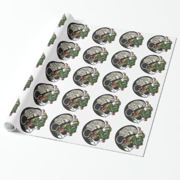 Green Dragon And White Tiger Yin Yang Symbol Wrapping Paper by insimalife at Zazzle