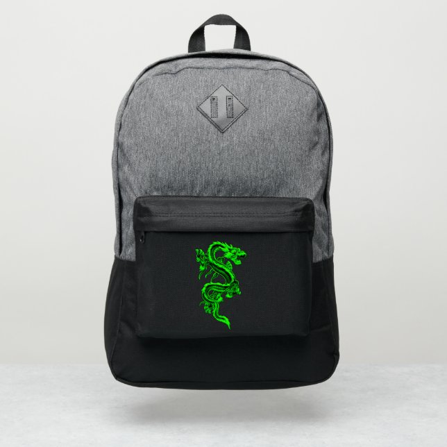 Green Dragon Backpack (Front)