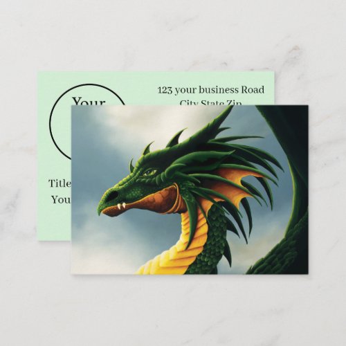 Green Dragon Business Card