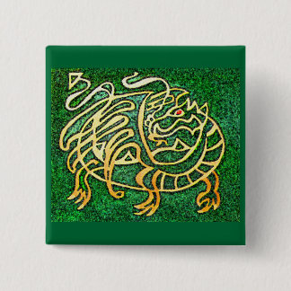 Green dragon button