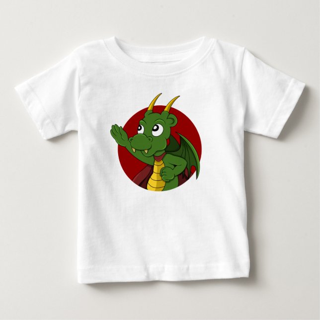 Green dragon  cartoon baby T-Shirt (Front)