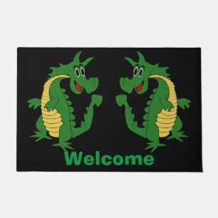 Green Dragon Design Doormat
