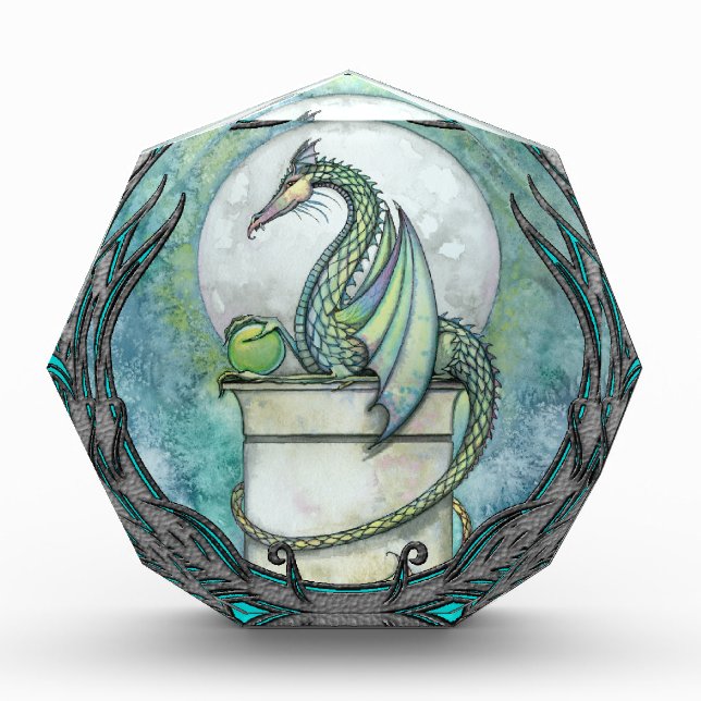 Green Dragon Fantasy Art Award (Front)