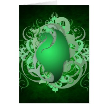 Green Dragon Fantasy Card by TheInspiredEdge at Zazzle