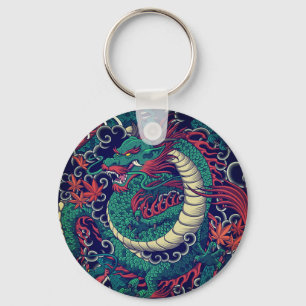 Green Dragon Keychain