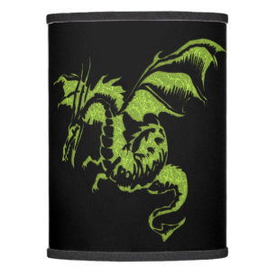 Green Dragon Lamp Shade