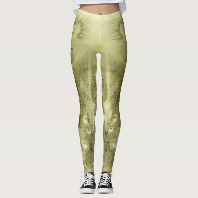 Green Dragon Leggings (Front)
