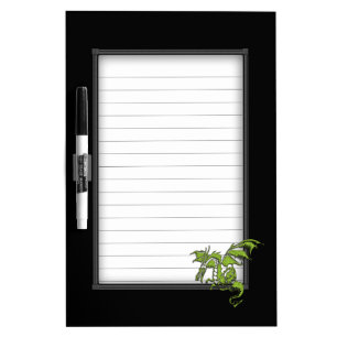 Green Dragon Lined Dry-Erase Board