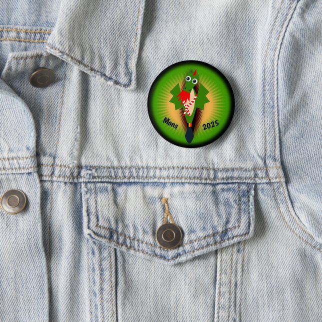 Green dragon of Doudou Ducasse Button (In Situ)