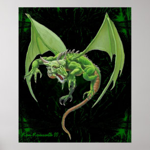 Green Dragon Print