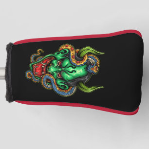 Green Dragon Tattoo Golf Head Cover