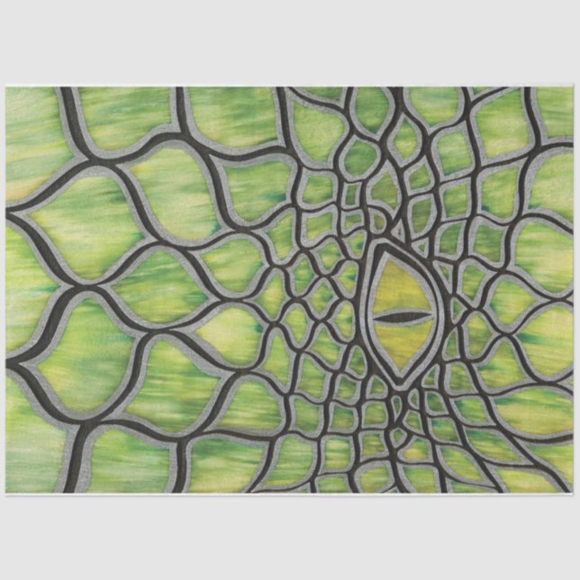 Green Dragon Tissue Paper (Front)