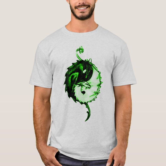 Green Dragon Unity Symbol T-Shirt (Front)