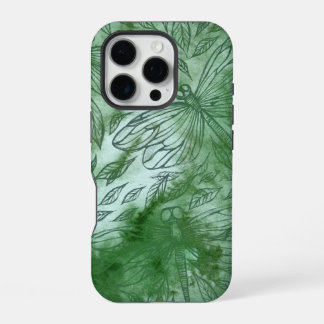 Green Dragonflies Dragonfly Lovers iPhone 16 Pro Case