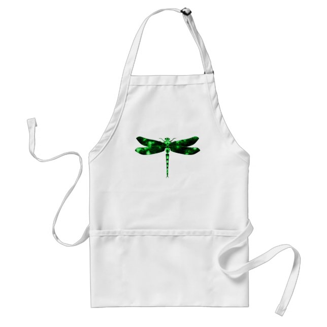 Green Dragonfly Adult Apron (Front)