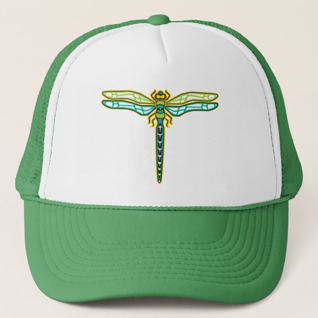 Green Dragonfly Hat (Front)