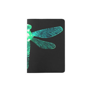 Green Dragonfly Passport Holder