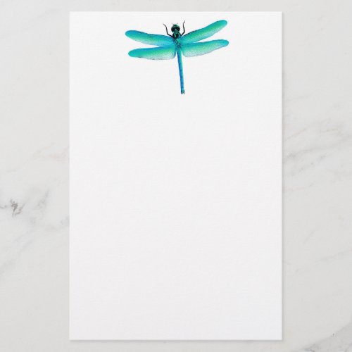 Green Dragonfly Stationery