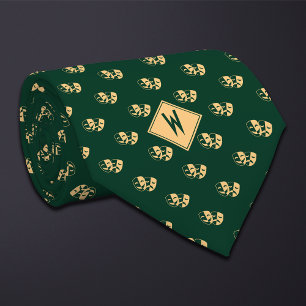 Green Drama Teacher Actor Neck Tie